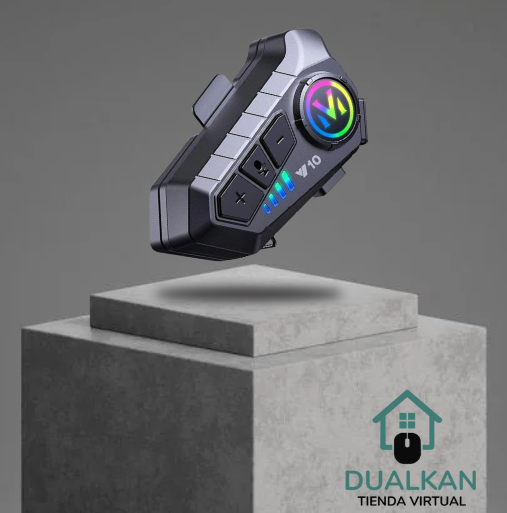 Auricular para casco Bluetooth IPX6 V10