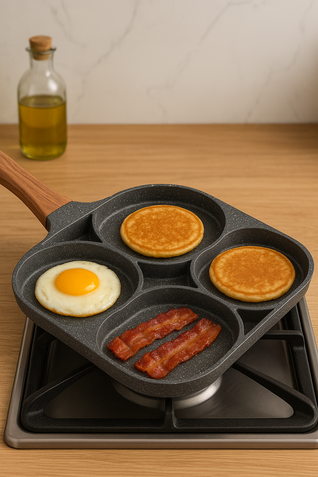 Sarten Antiadherente Multiusos 4 Puestos