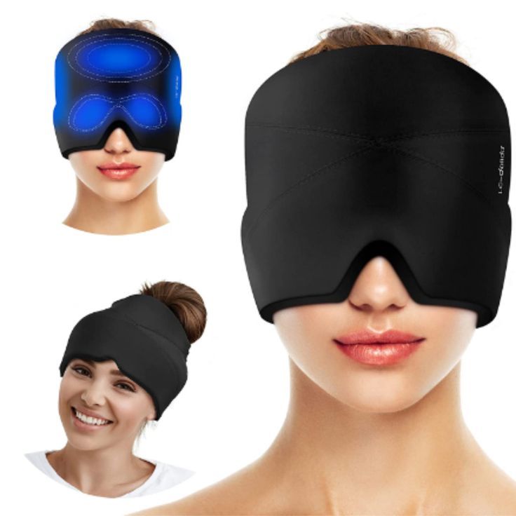 Gorro de gel para el alivio de la migraña