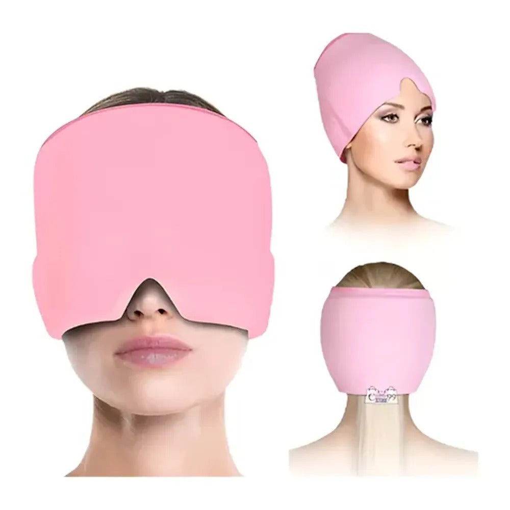 Gorro de gel para el alivio de la migraña